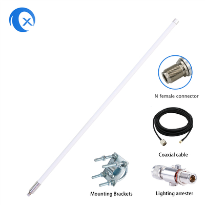 antenna omnidirezionale dell'elio della vetroresina di 8dBi 868MHz con cavo LMR-200