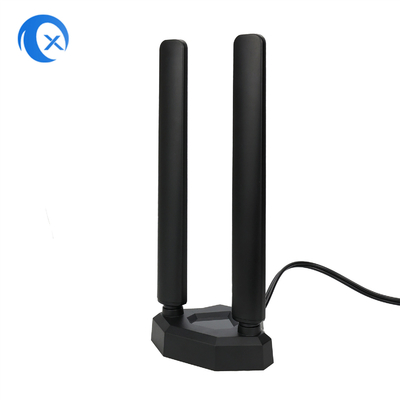 WiFi 6E Tri Band Antenna 6GHz 5GHz 2.4GHz Giochi Antenna WiFi Base magnetica Per PC Computer