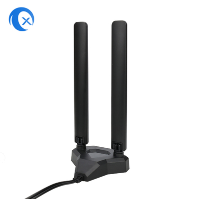 WiFi 6E Tri Band Antenna 6GHz 5GHz 2.4GHz Giochi Antenna WiFi Base magnetica Per PC Computer