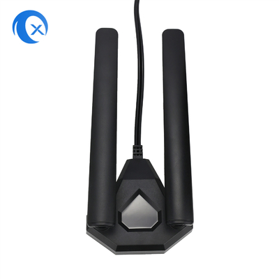 WiFi 6E Tri Band Antenna 6GHz 5GHz 2.4GHz Giochi Antenna WiFi Base magnetica Per PC Computer