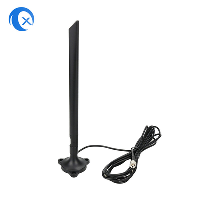 2.4G 5 DBi 5g 5.8g WiFi Omnidirectional Magnet Mount Antenna con connettore SMA per schede di rete