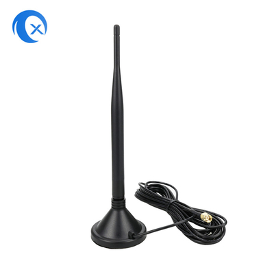 2.4G 5 DBi 5g 5.8g WiFi Omnidirectional Magnet Mount Antenna con connettore SMA per schede di rete