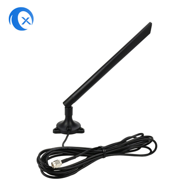 2.4G 5 DBi 5g 5.8g WiFi Omnidirectional Magnet Mount Antenna con connettore SMA per schede di rete