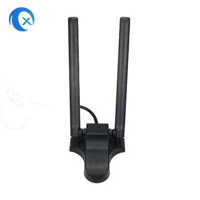 Antenne WiFi a doppia banda 2.4GHz 5GHz RP-SMA con cavo di estensione di 6,5 piedi per PC Desktop Computer Bluetooth wireless