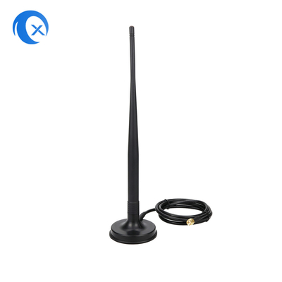 806-960MHz / 1710-2690MHz 4G LTE Magnetic Mount Antenna Con LMR195 Cable SMA Connector