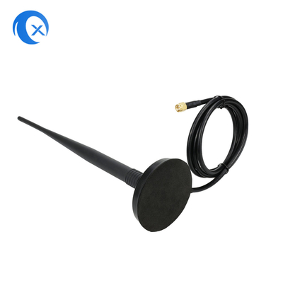 806-960MHz / 1710-2690MHz 4G LTE Magnetic Mount Antenna Con LMR195 Cable SMA Connector