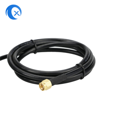 806-960MHz / 1710-2690MHz 4G LTE Magnetic Mount Antenna Con LMR195 Cable SMA Connector