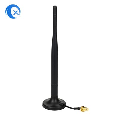 2.4G 5.8g Dual-Band 7 DBi WiFi Extender Antenna montata magneticamente con connettore femminile SMA