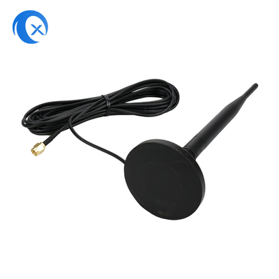 2.4G 5 DBi Wi-Fi Extender Antenna a montaggio magnetico con connettore maschile SMA per la comunicazione wireless del segnale