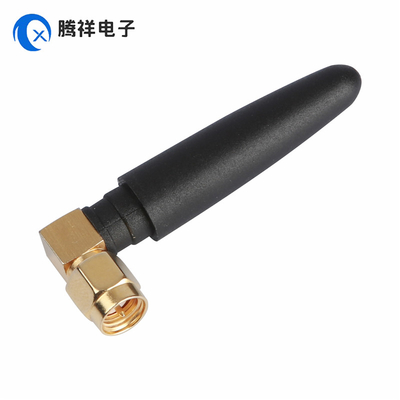 SMA Maschio Antenna con connettore dorato rettilineo 868MHz 2dBi Antenna di gomma per apparecchiature portatili, TV, automobilistiche, home theater