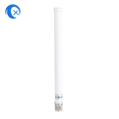 2.4G+5.8G Dual Band High Gain 7DBi WiFi Outdoor Antenna in fibra di vetro impermeabile con N connettore maschile