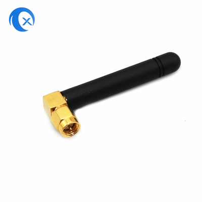 2.4G Wi-Fi angolo destro SMA connettore maschio alto guadagno 2dBi GSM Rubber Duck Antenna per Router