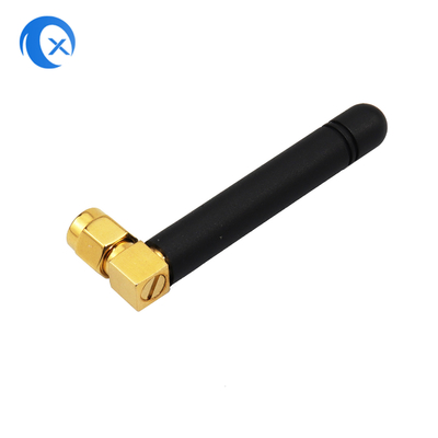 2.4G Wi-Fi angolo destro SMA connettore maschio alto guadagno 2dBi GSM Rubber Duck Antenna per Router