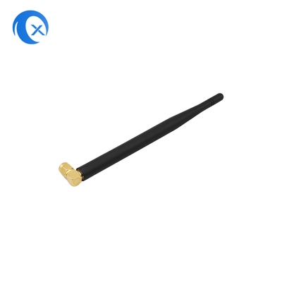 SMA Male Connector Mount High Gain 5dBi 868MHz 2.4G Antenna NFC Fissato angolo destro WiFi Antenna di gomma anatra per router