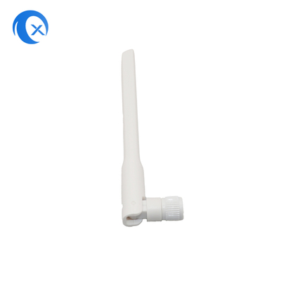2.4GHz 5 dBi Antenna a rotazione esterna singola per telecamere di sicurezza Antenna a canasta di gomma pieghevole singola per router WiFi