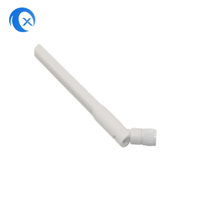 2.4GHz 5 dBi Antenna a rotazione esterna singola per telecamere di sicurezza Antenna a canasta di gomma pieghevole singola per router WiFi