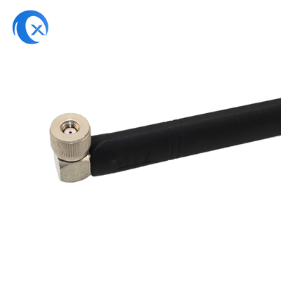 Alto guadagno 5dBi fisso 90 gradi gomma esterna ad angolo retto RP SMA Male Connector 2.4GHz Antenna per telecamera di sicurezza HD