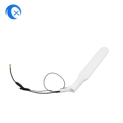 2.4/5.8g Alto guadagno 3dBi Dual Band Omnidirectional WiFi Antenna a palla girevole con filo volante per router