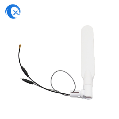 2.4/5.8g Alto guadagno 3dBi Dual Band Omnidirectional WiFi Antenna a palla girevole con filo volante per router