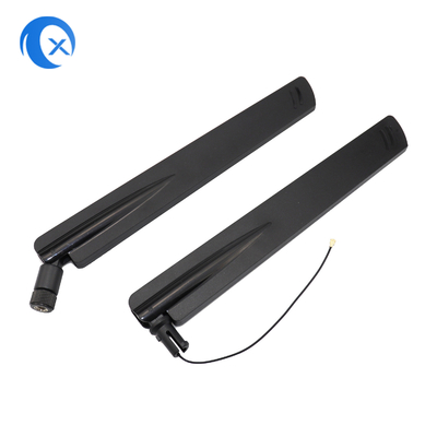 2.4G 5dBi Alto guadagno forma lama girevole antenna WiFi omnidirezionale con connettore Ipex a piombo volante