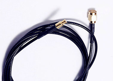 RG174 cavo coassiale maschio del cavo SMA, adattatore del cavo del connettore del nero MCX