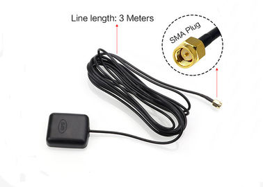 Alto attivo 28 dell'antenna 1575.42MHZ di navigazione di GPS del nero di guadagno - guadagno 30dBi per l'automobile