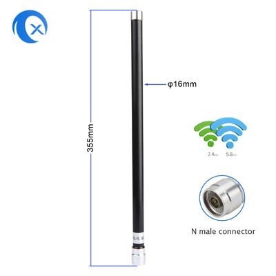 Antenna omnidirezionale a due bande della stazione base della vetroresina 7dBi