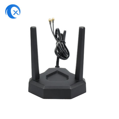 antenna magnetica di 2.4GHz 5GHz WiFi con il connettore maschio di RP SMA