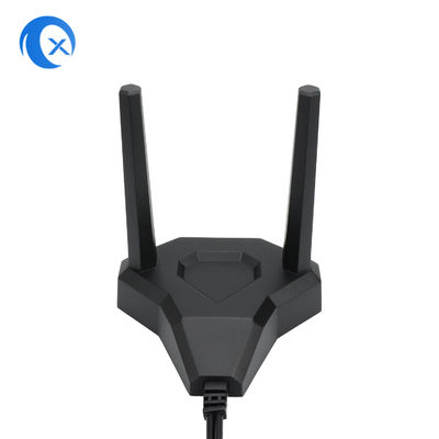 antenna magnetica di 2.4GHz 5GHz WiFi con il connettore maschio di RP SMA