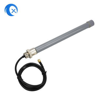 antenna 5dBi, 800/1800/2600MHz a più bande, all'aperto, cavo della vetroresina di 4G Omni di 3m, grigio